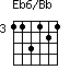 Eb6/Bb=113121_3