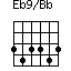 Eb9/Bb=343343_1