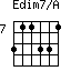Edim7/A=311331_7