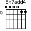 Em7add4=000011_0