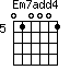 Em7add4=010001_5