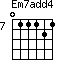 Em7add4=011121_7
