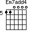 Em7add4=110000_5