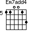 Em7add4=110013_5