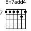 Em7add4=111121_7