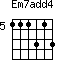 Em7add4=111313_5