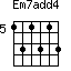 Em7add4=131313_5