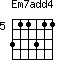 Em7add4=311311_5