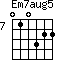 Em7aug5=010322_7