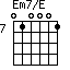 Em7/E=010001_7