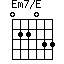 Em7/E=022033_1