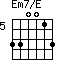 Em7/E=330013_5