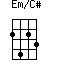 Em/C#=2423_1