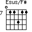 Esus/F#=011311_7
