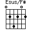 Esus/F#=024202_1