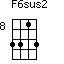 F6sus2=3313_8
