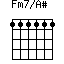 Fm7/A#=111111_1