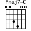 Fmaj7-C=003400_1