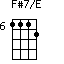 F#7/E=1112_6