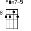 F#m7-5=2212_8