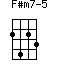F#m7-5=2423_1