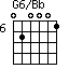 G6/Bb=020001_6