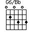 G6/Bb=020303_1