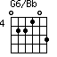 G6/Bb=022103_4