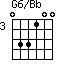 G6/Bb=033100_3