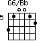 G6/Bb=310012_5