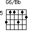G6/Bb=311312_5