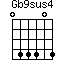 Gb9sus4=044404_1