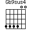 Gb9sus4=444400_1