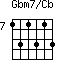 Gbm7/Cb=131313_7
