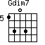 Gdim7=1303_5