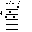 Gdim7=2120_4