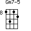Gm7-5=1312_8