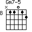 Gm7-5=N11012_8