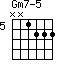 Gm7-5=NN1222_5