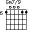 Gm7/9=100011_6