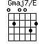 Gmaj7/E=020032_1