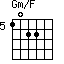 Gm/F=1022_5