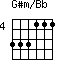 G#m/Bb=333111_4