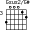 Gsus2/G#=300012_3