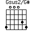 Gsus2/G#=400034_1