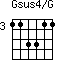 Gsus4/G=113311_3