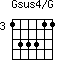 Gsus4/G=133311_3