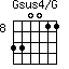 Gsus4/G=330011_8