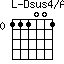 Dsus4/A=111001_0