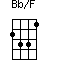 Bb/F
